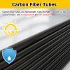 MZZKFC 3K Pultruded Carbon Fiber Tube, Twill Weave, Glossy, 8 x 5 x 1000 mm view 4