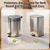 Wall Protector Behind Trash Can, Self-Adhesive Floor Protector Pads view 4