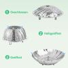 3-Piece Foldable Stainless Steel Steamer Insert Set view 4