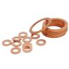 High-Temperature Copper Sealing Washers, Leak-Resistant, for Automotive, Plumbing & Industrial Use, M3–M60 (20 pcs, M4 × 8 mm × 1 mm) view 2