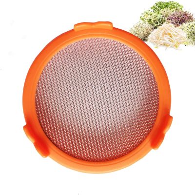 Generic Sprouting Jar Lids, Stainless Steel Mesh Lids for Canning Jars