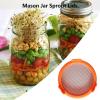 Generic Sprouting Jar Lids, Stainless Steel Mesh Lids for Canning Jars view 3
