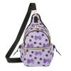 Convertible Women's Shoulder Bag, Gym Sack for Men, Running and Hiking, Bow, Avocado Green, Bow Blackcurrant Purple, One Size view 1