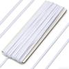 UYVPAER White Elastic Band 6mm Wide, 10m view 1