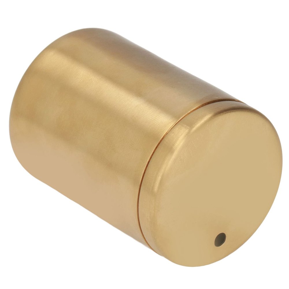 Eminchu Stainless Steel Toothpick Case, for Camping and Hiking, Ergonomic Design, 5.1 oz, Rich Gold