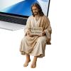 Jesus Figur mit Schild view 4