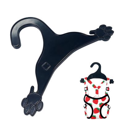 Dog Clothes Hanger with Paw Print Design