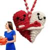 Knitted Heart-Shaped Doll view 1