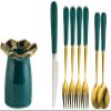 Stainless Steel Soup Spoon Set, 8-Piece view 1