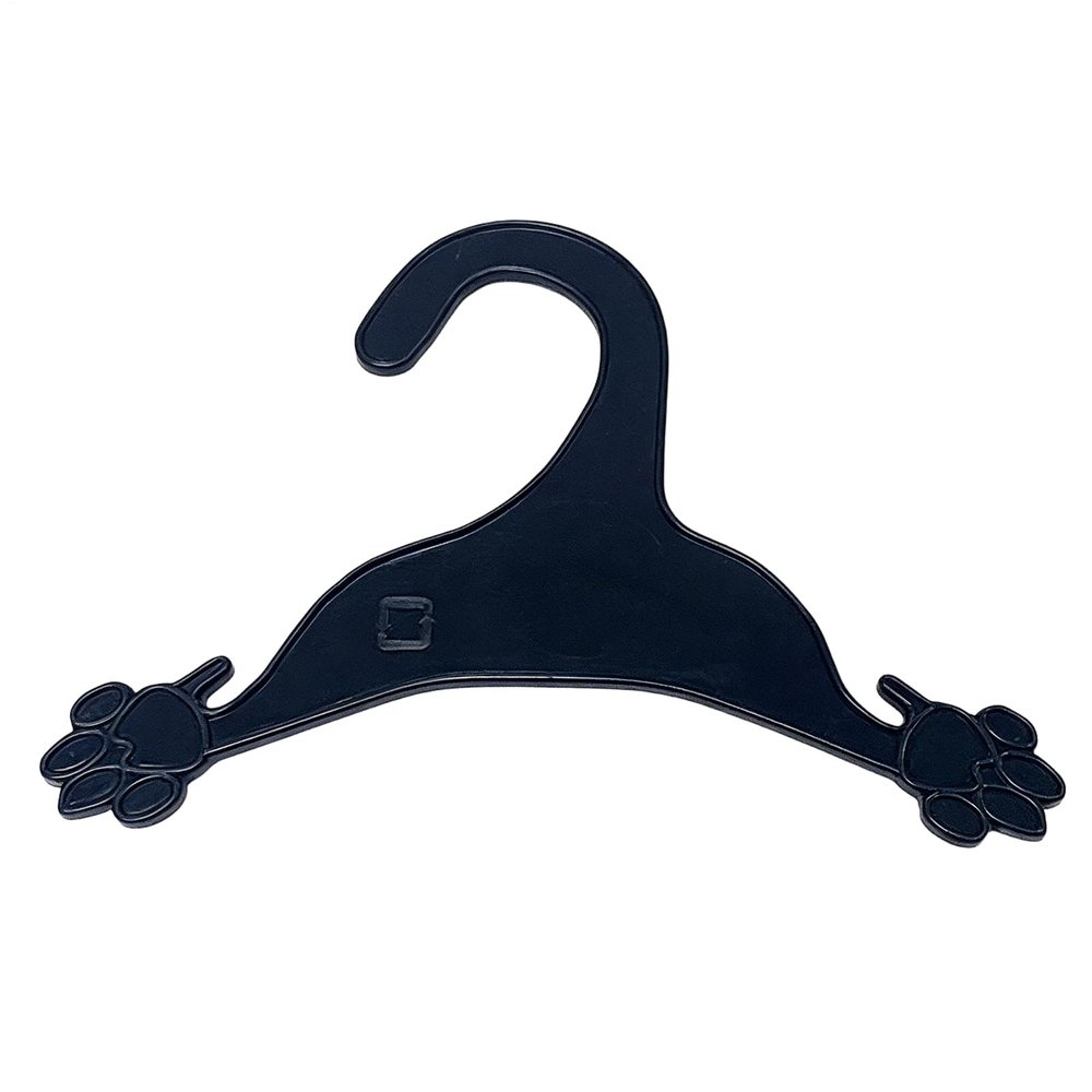 Dog Clothes Hangers, Paw Print Holder, 12-Pack Set
