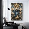 Benoumoney Stained Glass Virgin Mary-1 Canvas Art view 3