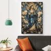 Benoumoney Stained Glass Virgin Mary-1 Canvas Art view 4