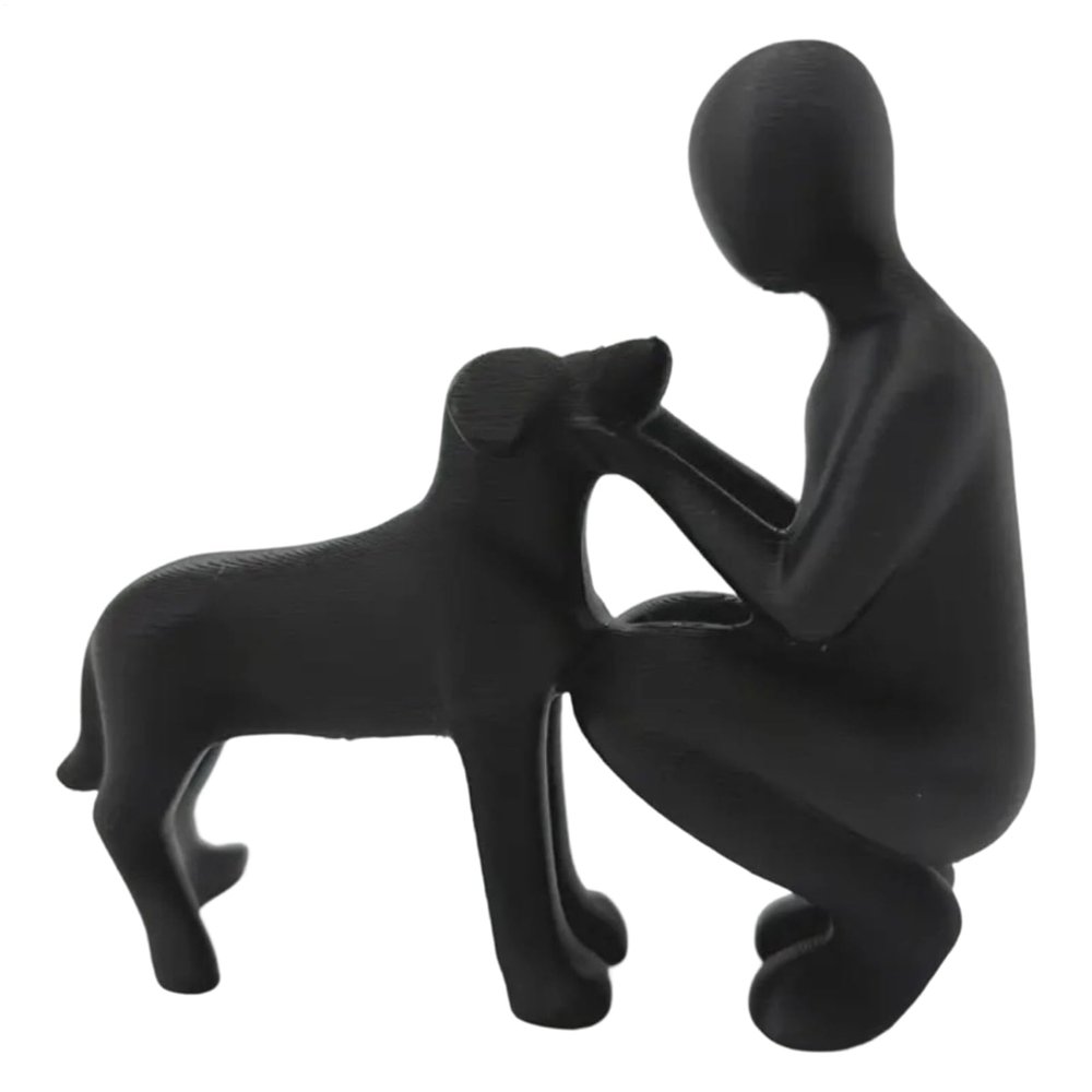 Cute Dog Sculpture Home Decor