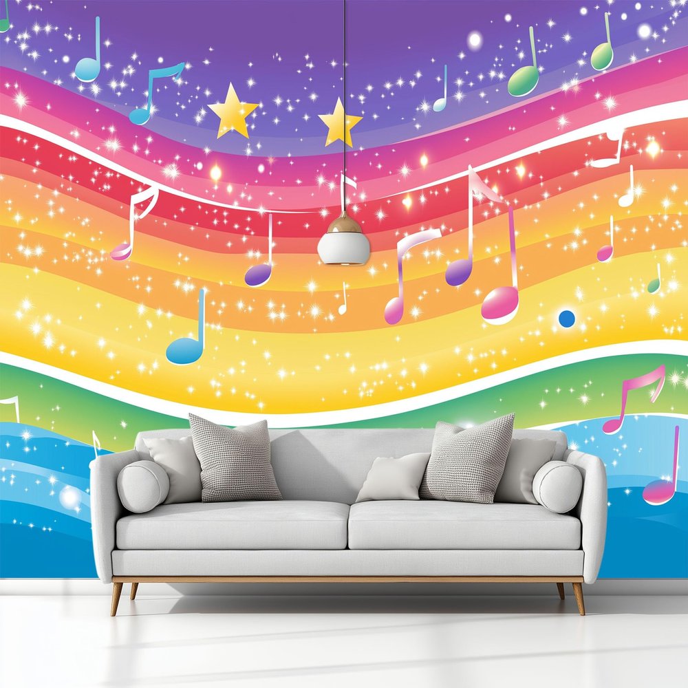 Multicolor XXL Nonwoven Photo Wallpaper, 250 x 175 cm