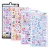 MOLZINY 4-Piece 3D Sticker Set with Cartoon Cats view 1