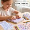 MOLZINY 4-Piece 3D Sticker Set with Cartoon Cats view 2