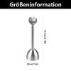 lvvhuan Egg Shell Cracker, Egg Opener, Egg Peeler, Stainless Steel for Soft and Hard Boiled Eggs or Raw Eggs (Silver) view 2