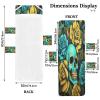 LINNIKEEEE Floral Green Chaise Lounge Cover, Non-Slip Towel for Patio, Beach, Hotel & Pool view 3