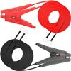 URPIZY Electric Fence Wire Set with Alligator Clips, 12 AWG Copper Conductors, Red/Black 114 cm view 4