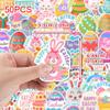 50 Pack Waterproof Easter Stickers view 2