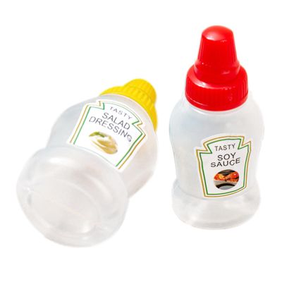 Mini Sauce Containers - Salad Dressing Bottles