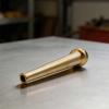 URPIZY Brass Fire Hose Nozzle for Industrial Hoses, 1-1/2" NST (NH), Adjustable Spray Valve, Lightweight Design (1" NPSH/NPT) view 4