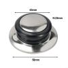 Replacement Lid Knob Handles, Black, 2 Pieces view 2