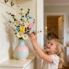 Vesidoloy Easter Eggs - 4 pcs with Artificial Flowers view 2