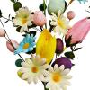 Vesidoloy Easter Eggs - 4 pcs with Artificial Flowers view 3