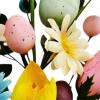 Vesidoloy Easter Eggs - 4 pcs with Artificial Flowers view 4