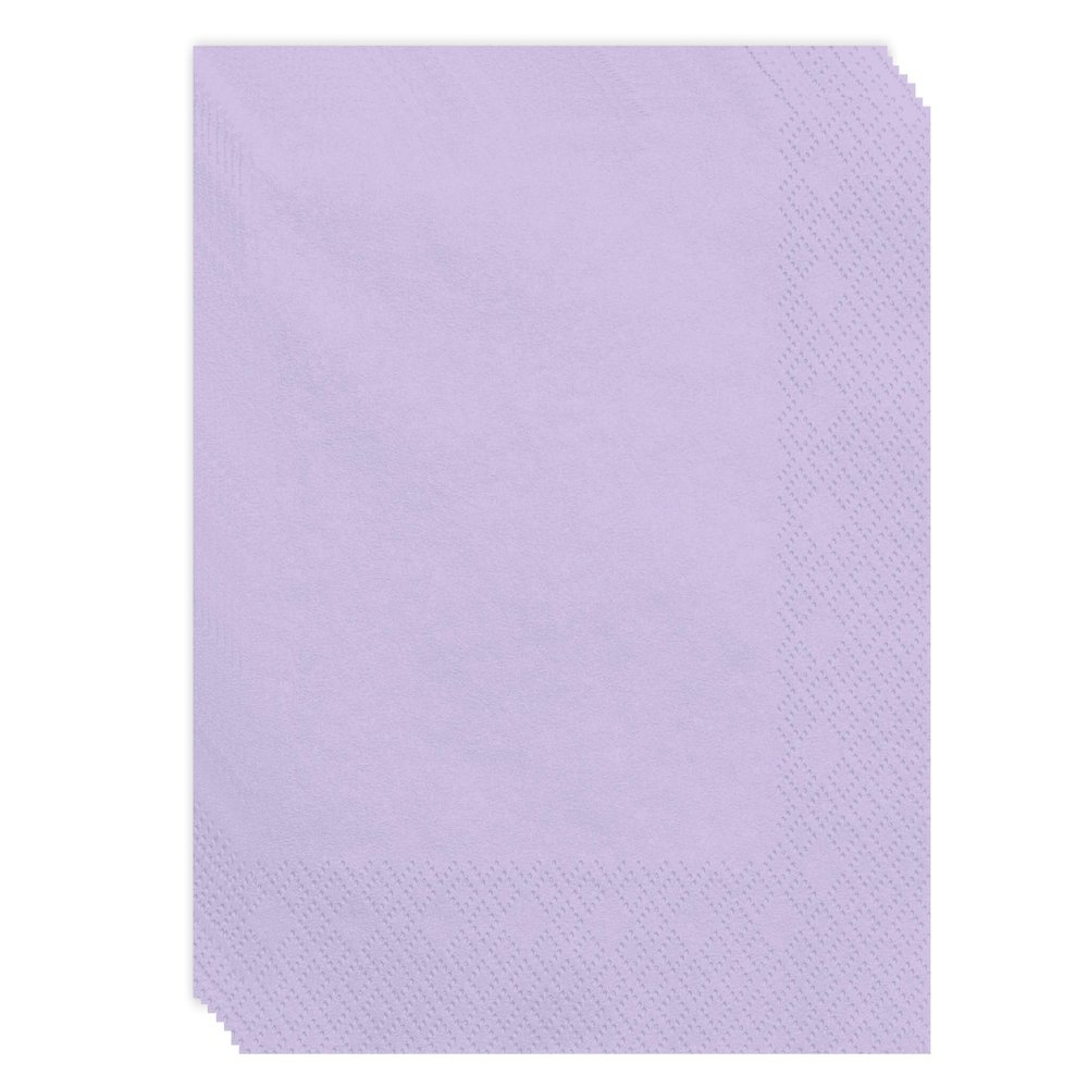20 Lavender Napkins 33x33 cm