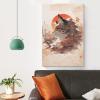 Benoumoney Autumn Leaves Cat Art Print view 4