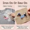 14 Dachshund Iron-On Patches view 3