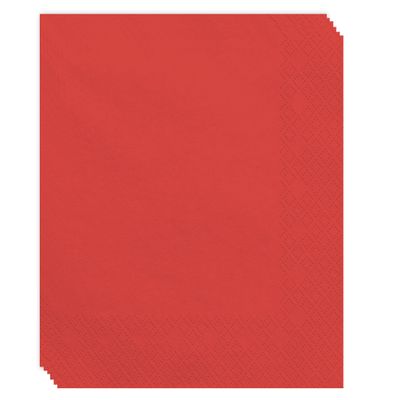 20 Dark Red Napkins 33x33 cm