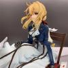 REOZIGN Evergarden Figure, Purple, Sitting, 27 cm PVC Anime Statue view 3