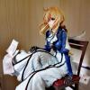 REOZIGN Evergarden Figure, Purple, Sitting, 27 cm PVC Anime Statue view 4