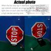 LMMIAOZ 18-Inch Manual/Electric School Bus Stop Sign with Flashing LEDs view 2