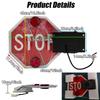 LMMIAOZ 18-Inch Manual/Electric School Bus Stop Sign with Flashing LEDs view 4