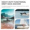 OHPHCALL PVC Kayak Anchor Set with Tow Line and Float, Durable PVC and Reinforced Webbing for Stabilizing Inflatable Boats in Wind and While Fishing view 3