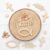 WJIAAA Baptism Decorations, 100 Wooden Communion Decor for Girls view 3