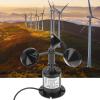 0–70 m/s Wind Speed Sensor, 5–30 V DC Pulse Output, Three-Cup Anemometer view 2