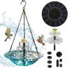 Solar Birdbath with Pump | Garden Decoration | For Outdoor Use in Gardens, Patios, and on Wooden Decks view 1