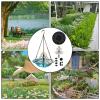 Solar Birdbath with Pump | Garden Decoration | For Outdoor Use in Gardens, Patios, and on Wooden Decks view 4