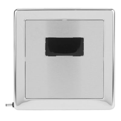 Hamwesh Automatic Urinal Flush Sensor, Touchless Stainless Steel Flush Valve, Wall-Mounted Urinal Sensor with LED Indicator for Commercial, Home, and Public Restrooms