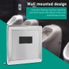 Hamwesh Automatic Urinal Flush Sensor, Touchless Stainless Steel Flush Valve, Wall-Mounted Urinal Sensor with LED Indicator for Commercial, Home, and Public Restrooms view 4