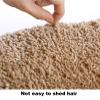 Indoor Entrance Mat, Short Pile, Non-Slip, Microfiber, Yellow, 80 x 80 cm view 2
