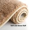 Indoor Entrance Mat, Short Pile, Non-Slip, Microfiber, Yellow, 80 x 80 cm view 3