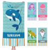MUYOGRT Personalized Microfiber Beach Towel with Name view 1