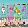 MUYOGRT Personalized Microfiber Beach Towel with Name view 2
