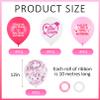 Happy Mother's Day Balloons, 20 Pack 12 Inch Pink White Latex Balloons view 2